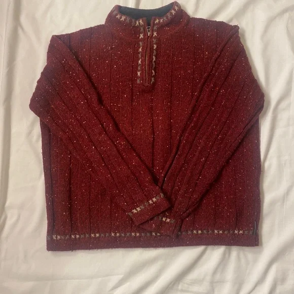 Woolrich 1/4 zip sweater size M - Picture 1 of 4